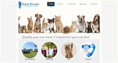 Desktop Screenshot of fourriversvet.com